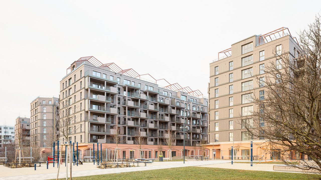 ROTE EMMA Rote Emma Wien – Holz-Hybrid-Wohnbau, 22. Bezirk, Gerner Gerner Plus